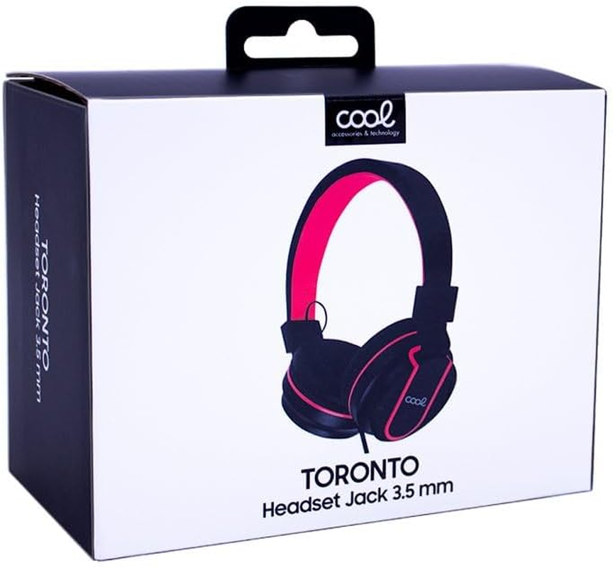 Headphones Helmets Jack 3.5Mm Cool Toronto with Micro Black-Red