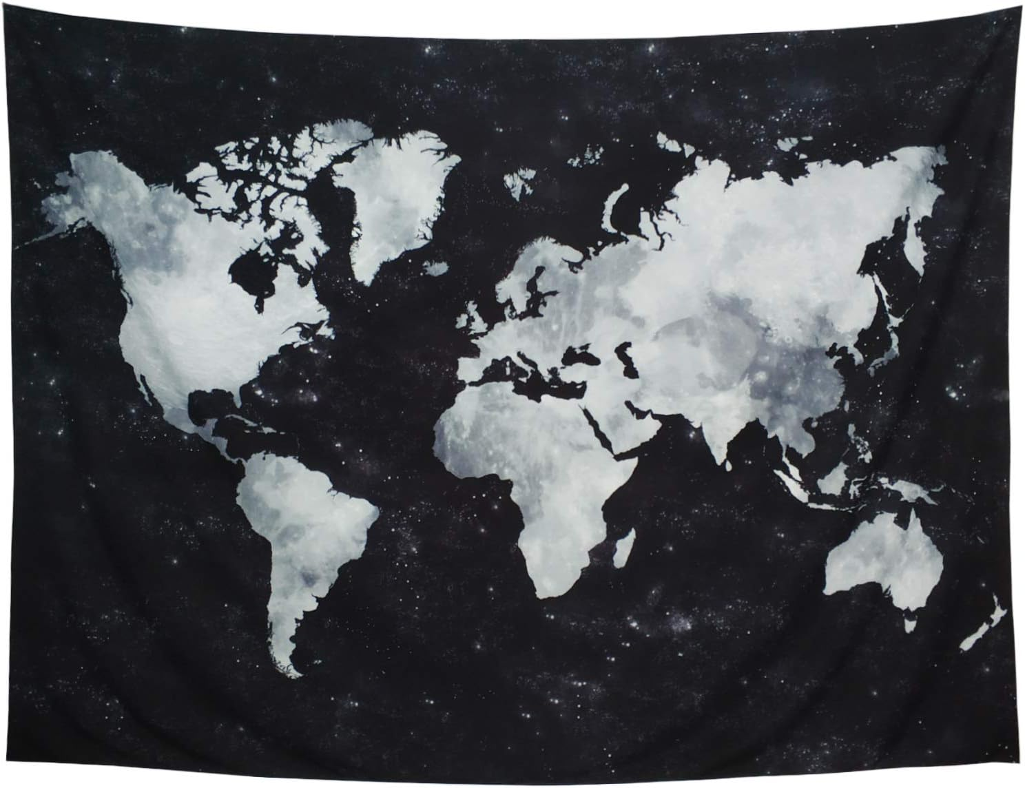 Lahasbja World Tapestry Map Tapestry Starry World Map Tapestry Apartment Essentials Black and White Tapestry Globe Galaxy Constellation Tapestry for Men Dorm Posters (M/51.2~59.1 Starry Map) image number 6