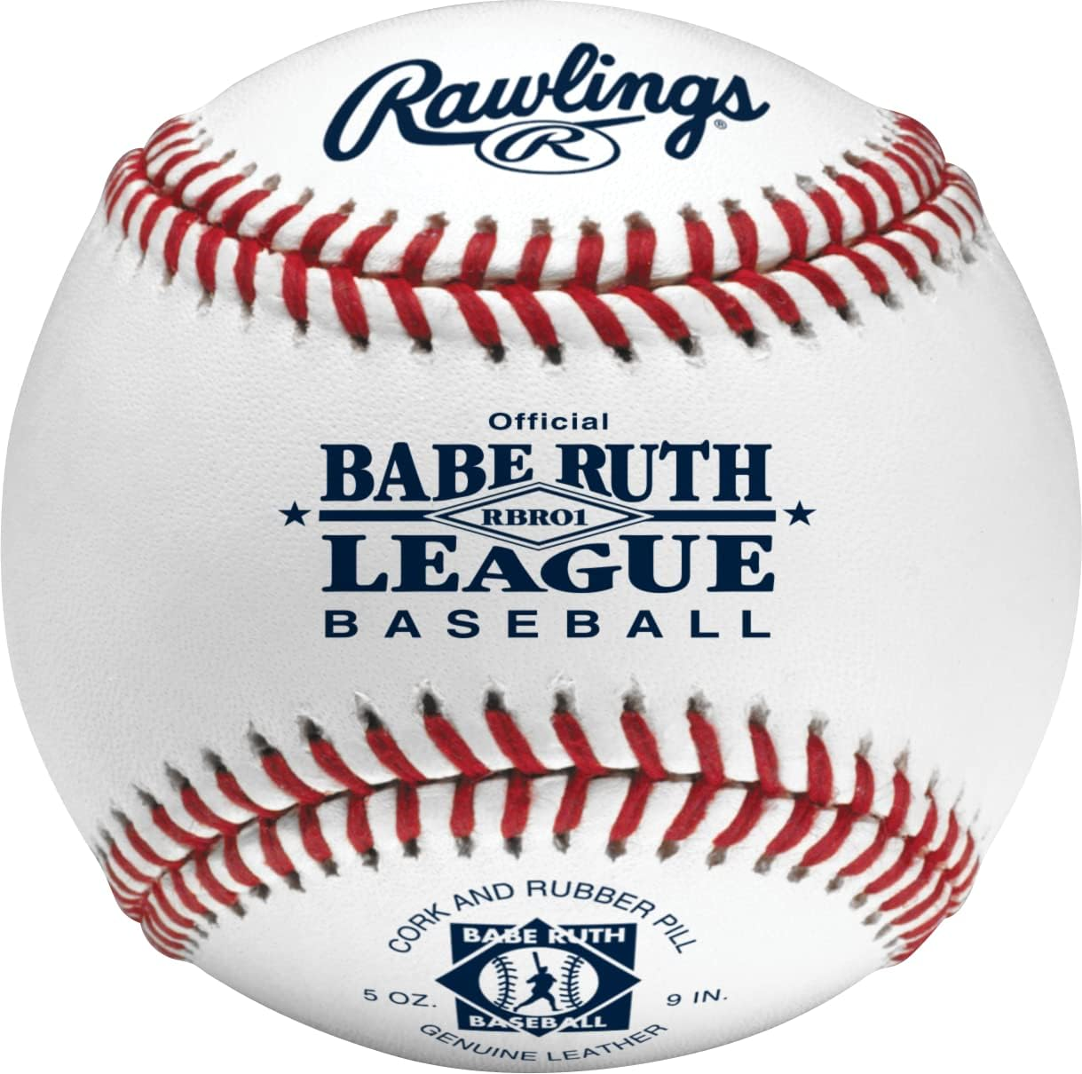 Rawlings | Babe Ruth League Baseballs | Competition Grade | RBRO1 | Youth/14U | Multiple Count Options image number 4
