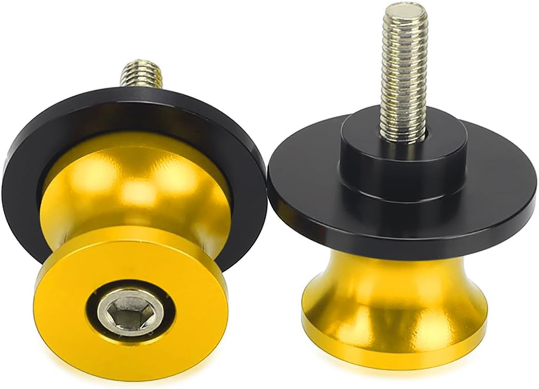 Motorcycle Swingarm Spools Stand Screws M8 CNC Aluminum for Ninja 400 650 1000SX ZX6R ZX636 ZX10R image number 1