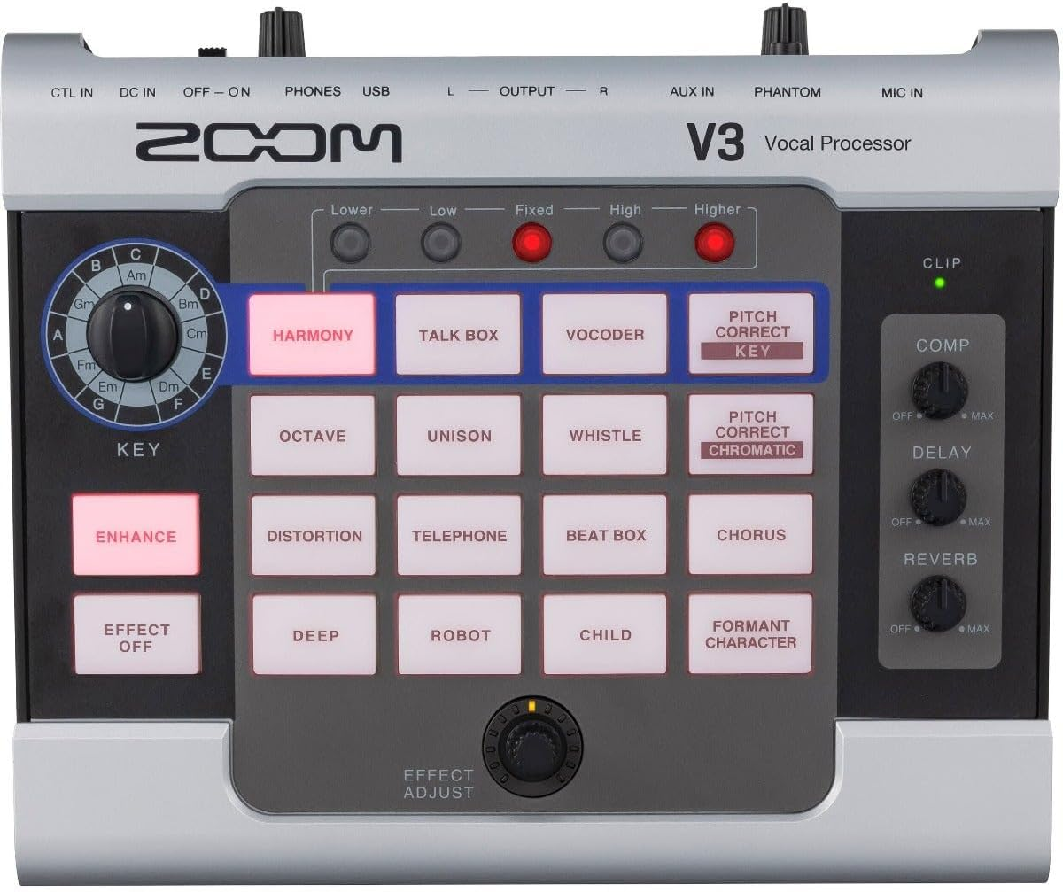 Zoom V3 Vocal Effects Processor image number 2