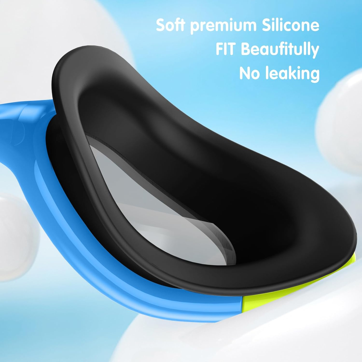 Emsina Kids Swim Goggles, Swimming Goggles for Kids Age 3-10 Boys and Girls &hellip; image number 5