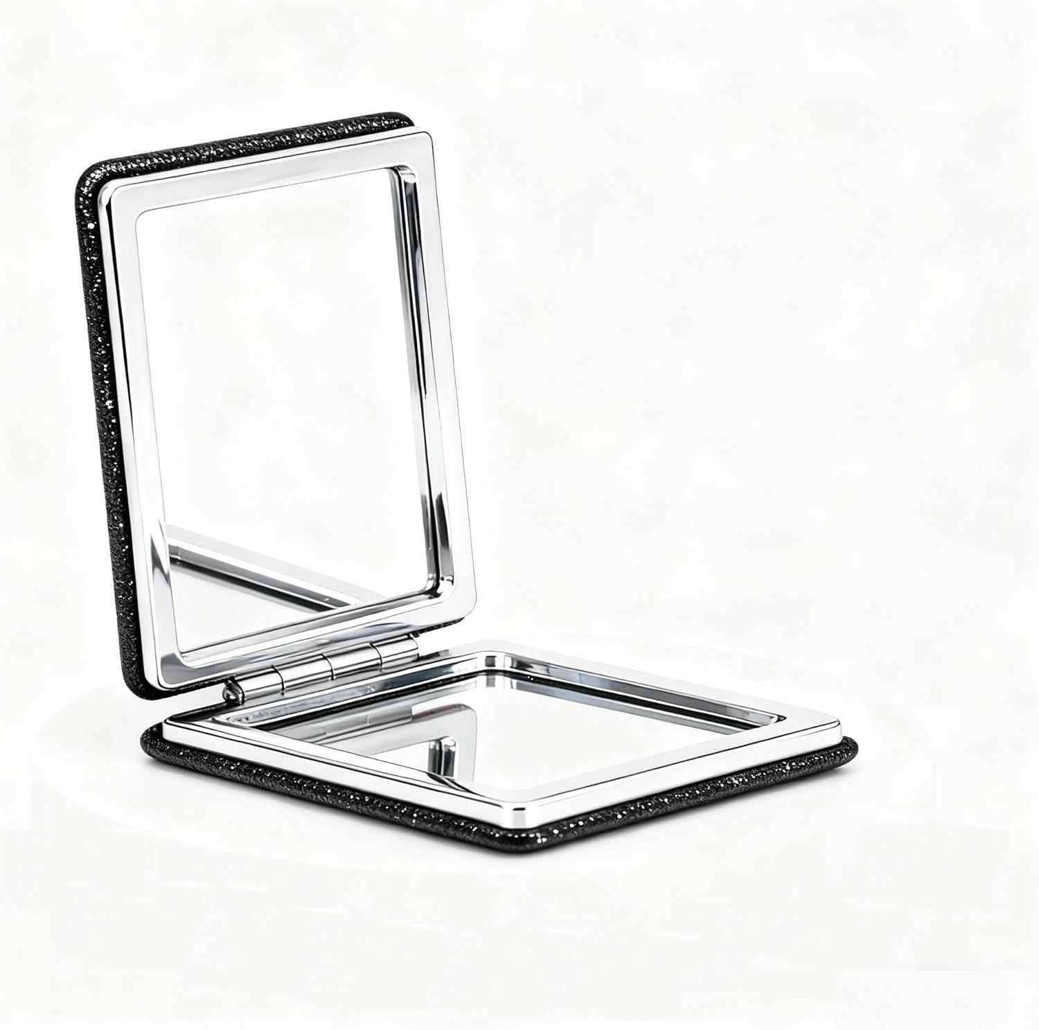 Yimaneili Mini Makeup Mirror, Travel Folding Double-Sided Magnifying Makeup Mirror, Portable Makeup Mirror and Beauty Mirror, Suitable for Daily, Work and Business Use by Both Men and Women. image number 3