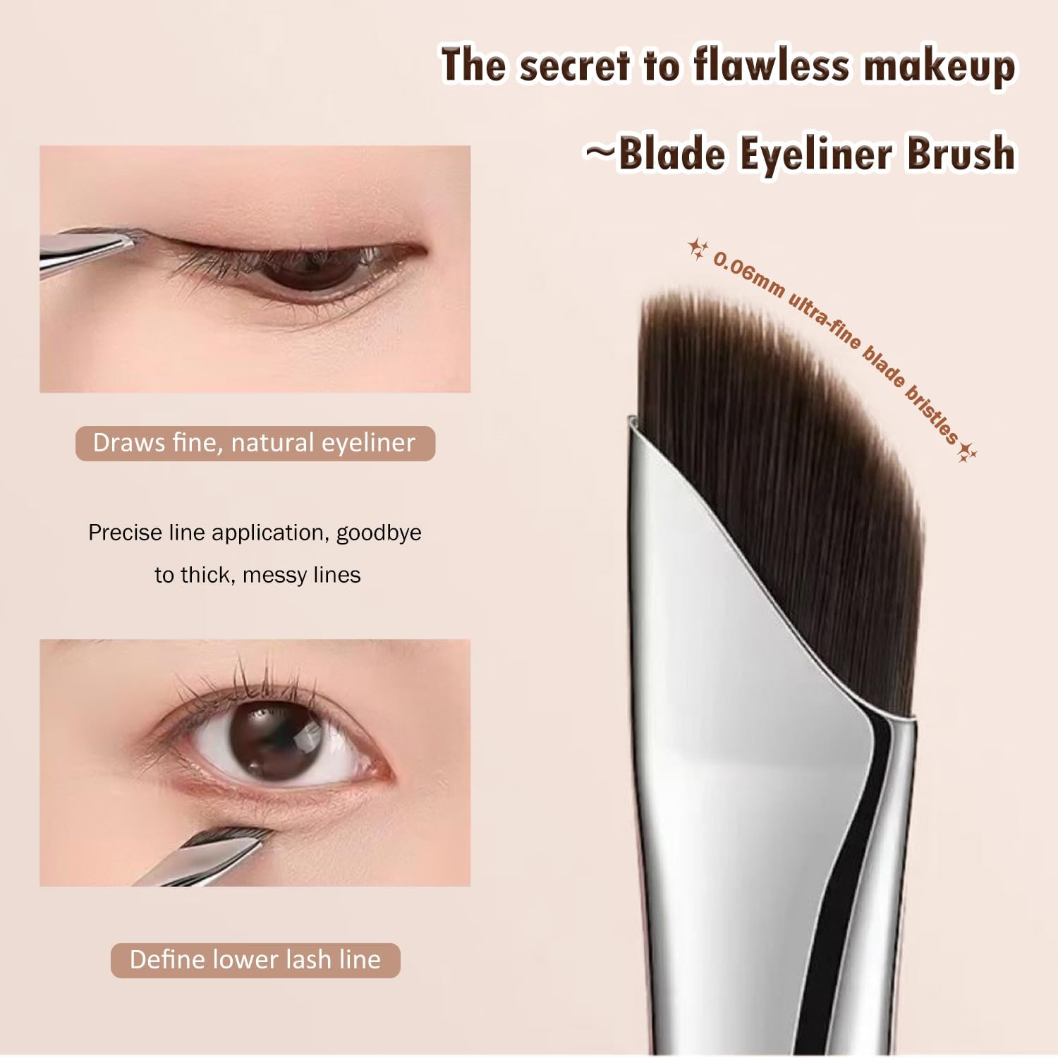 TORMEN 3 Pcs Nose Contour Brushes U-Shaped Angled Sculpting Makeup Tools for Precise Noses Definition Blending Highlighting for Women image number 3