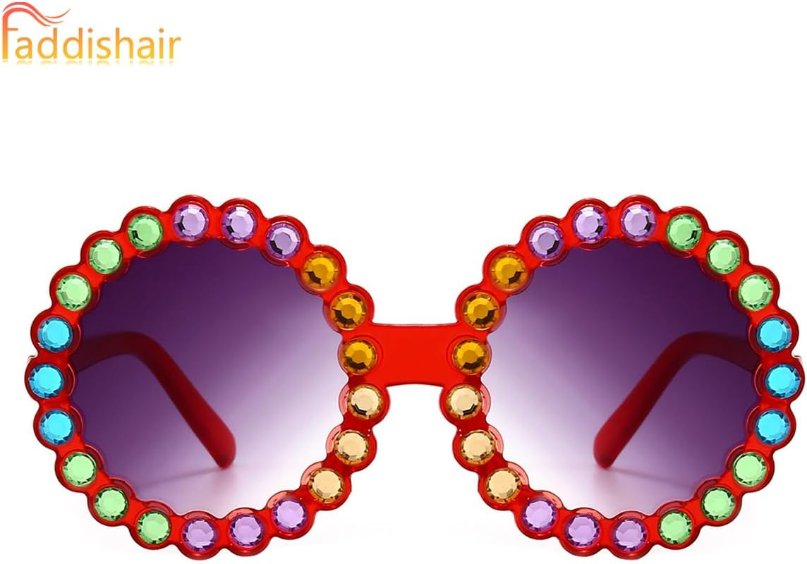 Kids Sunglasses for Girls Boys Age 2-9 Beach Birthday Party - A-Blue image number 2