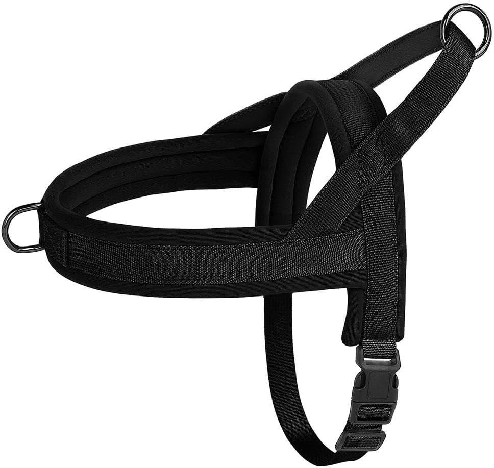 Durable Nylon Dog Harness Soft Comfortable No Pull Small and Medium Dog Harness Adjustable Pet Harness for Chihuahua Pug French Bulldog,E,S image number 2