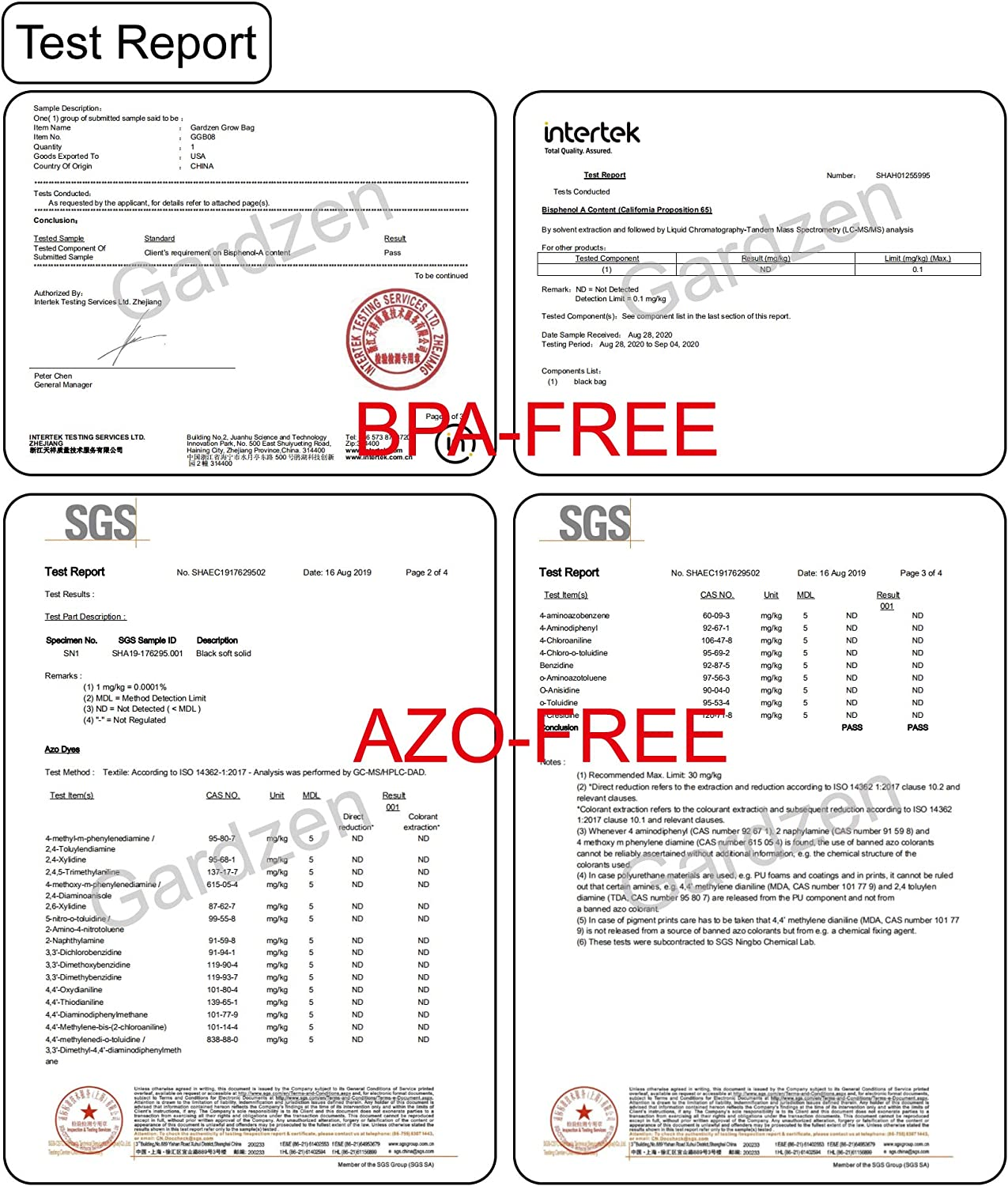 Gardzen 20-Pack 7 Gallon Grow Bags, Aeration Fabric Pots with Handles, Pot for Plants image number 4