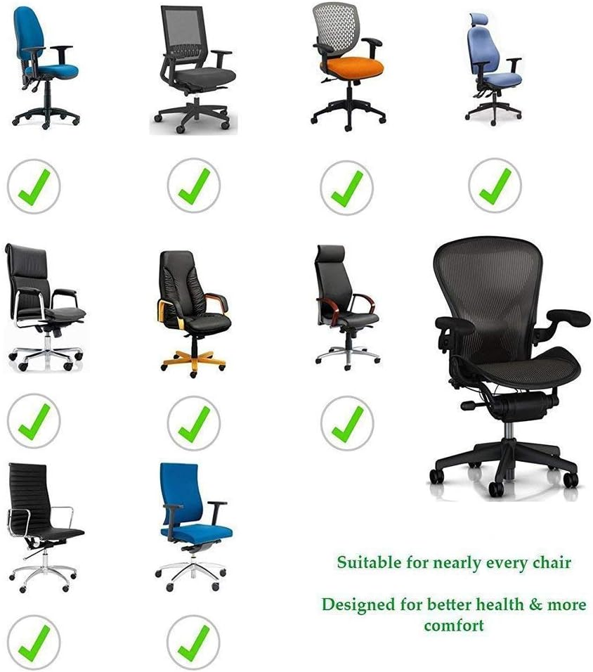 Traderplus 2 Pcs Memory Foam Chair Armrest Pads Cushion Cover Elbow Pillow for Forearm Pressure Relief image number 3