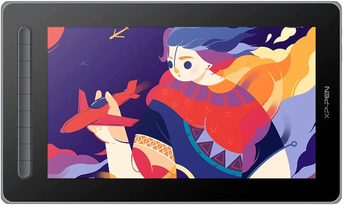 XP-PEN Artist13_2Nd 13.3 Inch Drawing Pen Display Graphics Monitor Full-Laminated Technology Drawing Monitor with Tilt Function,X3 Smart Battery-Free Stylus (Green)