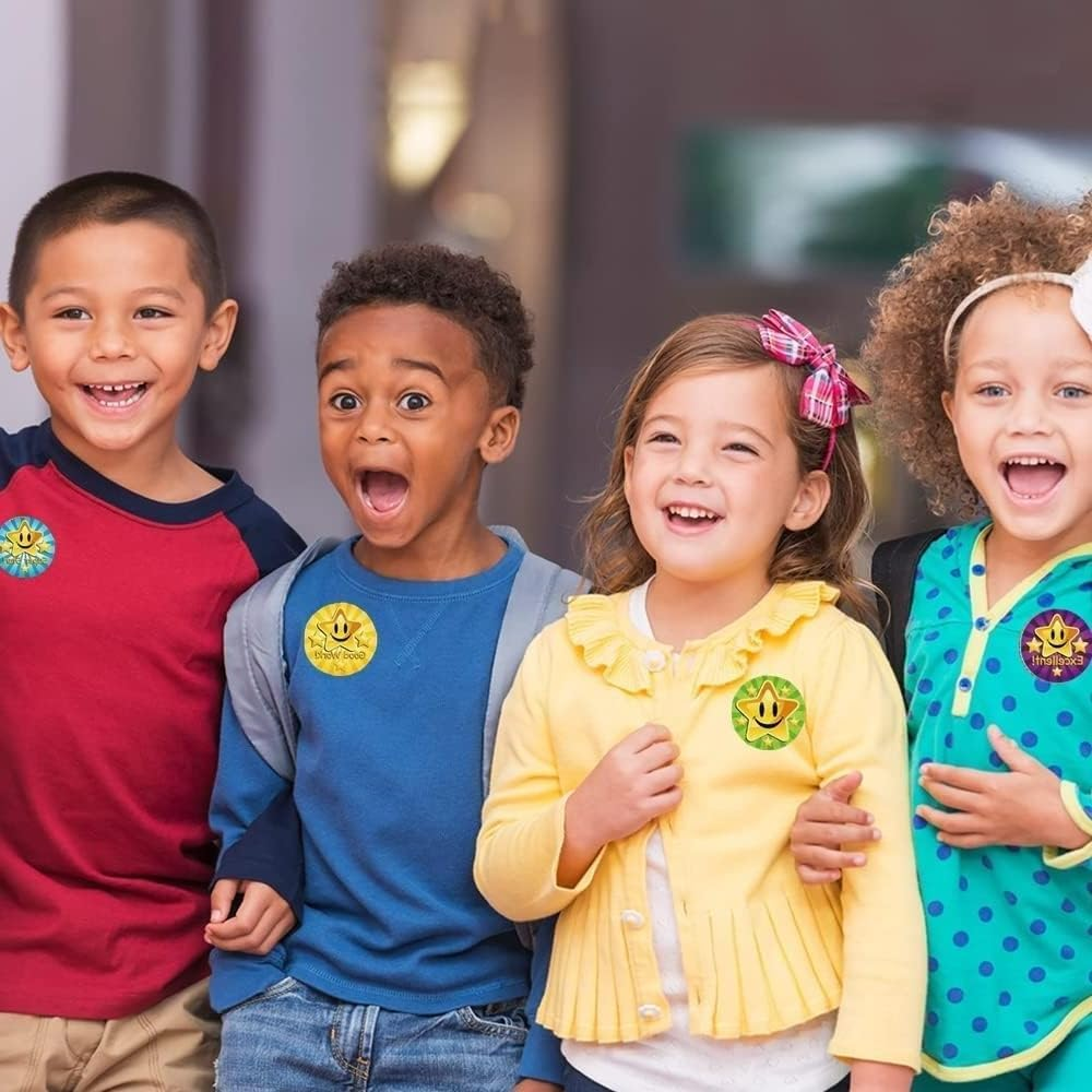 Teacher Adults Parents Classroom School Work Study Training Award Motivational Stickers,2Roll Teacher Reward Sticker School Supplies Roll Sticker Potty Training Stickers,Motivational Stickers for Kids image number 6