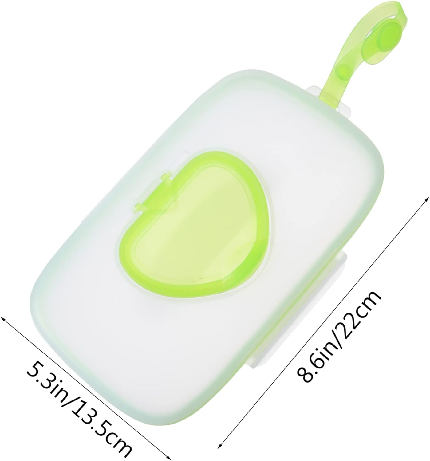 Outanaya 1Pc Portable Box Hanging Wet Tissue Case for Strollers Cribs Travel Convenient Storage Holder Green for Outdoor Use image number 3