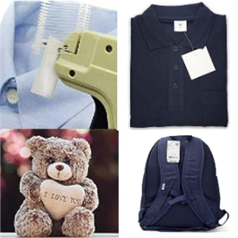 Loopunk 10000 Pieces 2 Inch I-Sshaped Plastic Needle Clothing Tag Gun Needle, Standard Tagging Gun Fasteners Plastic Regular Garment Clothing Price Tag Label Standard Tagging Barbs.