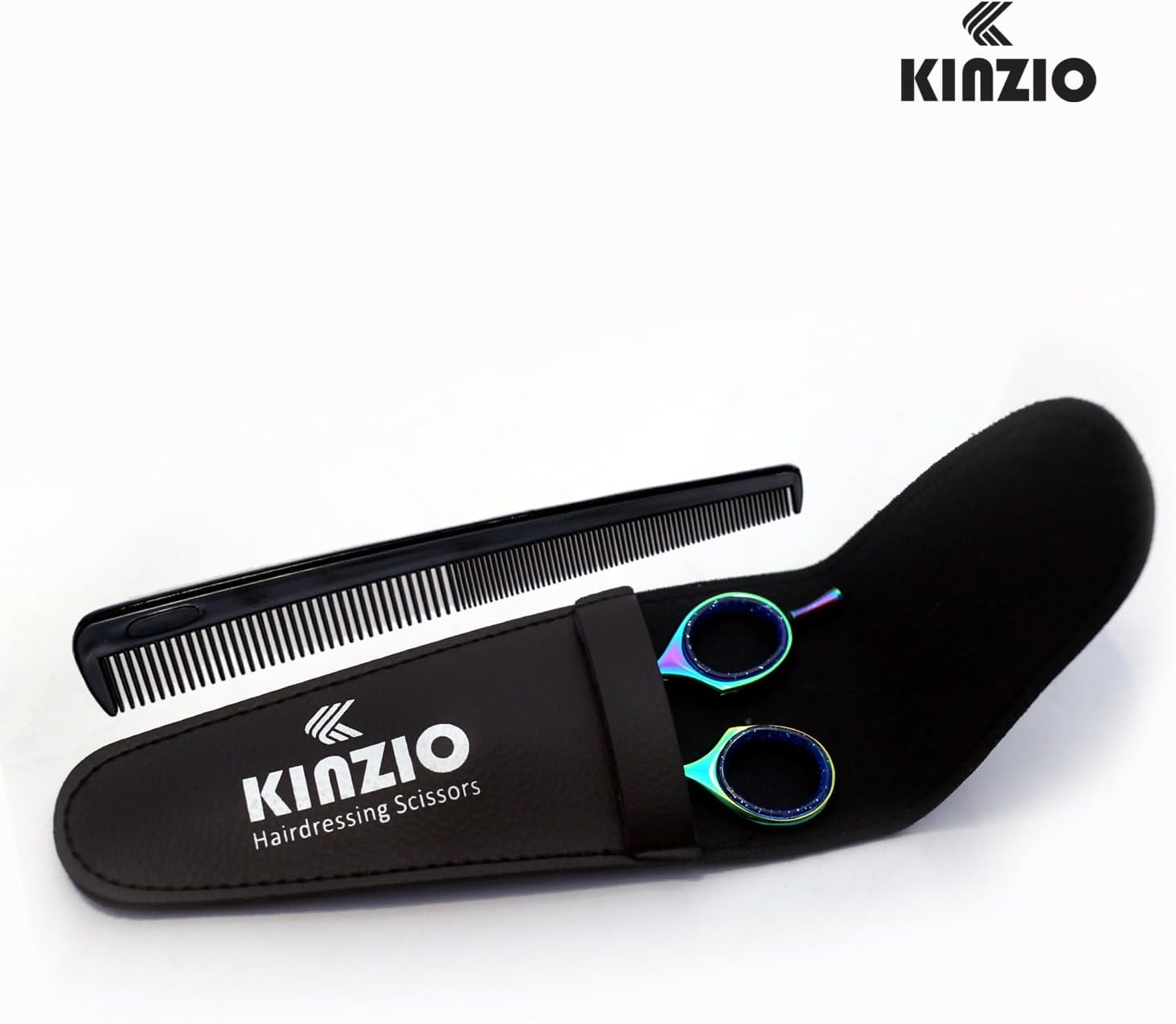 Barber Hair Cutting Scissor Hairdressing Scissors Razor Cut Edges Stainless Steel Hair Cutting Shears - for Salon Barbers and for Personal Use (6.5") image number 4