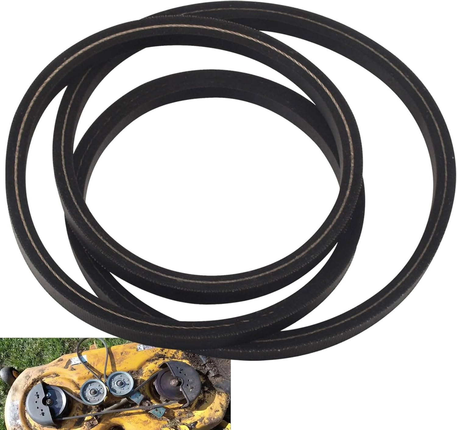 Lawn Mower 607400 Drive Belt (1/2" X 50 3/4") Compatible with Hu-Stler Ra-Ptor, Ra-Ptor Limited, Raptor SD, SDX 607400 Hustler Drive Belt Replaces 603907 607400-A 54 938548, 60 938555 image number 4