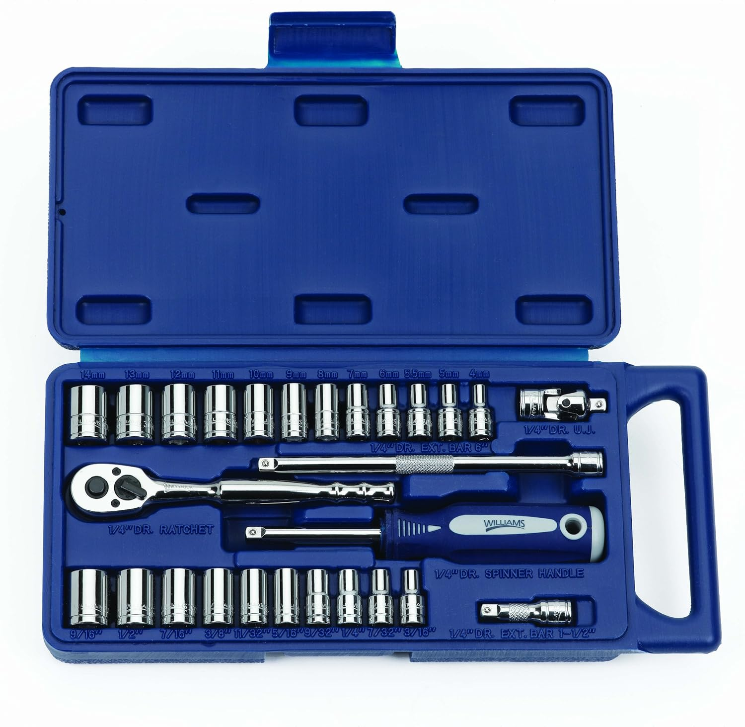 Williams 50609 Basic 1/2-Inch Drive Basic Tool Set, 23-Piece image number 1