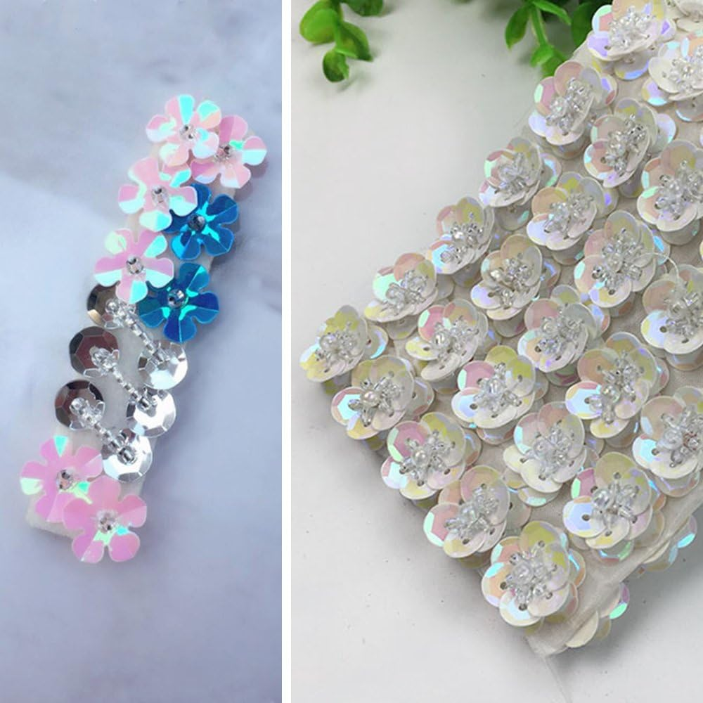 VAPKER 15 Colors 6Mm Loose Sequins Rainbow Cup Sequin Bulk Iridescent Spangles Craft Supplies Assorted Colors for DIY Arts Crafts Making(150Gram) image number 1