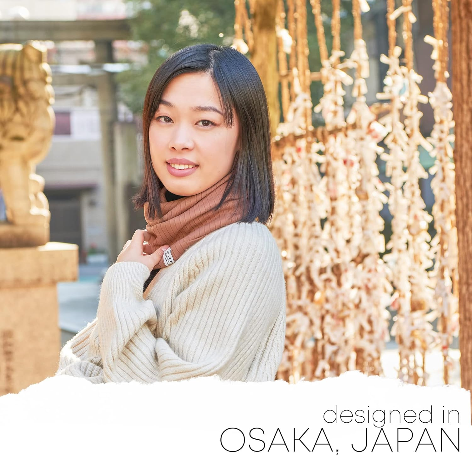 CHARM Mens Summer Beanie Headband - Slouchy Hat Womens Cap Neck Gaiter Head Band - Terracotta image number 5