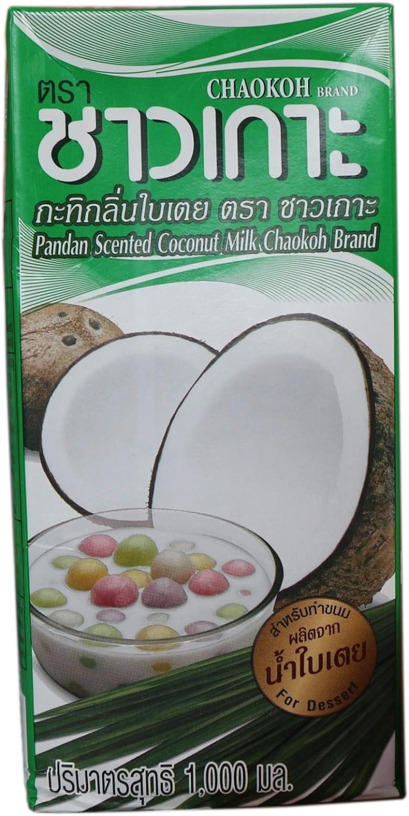 Chaokoh Coconut Cream Scented Pandan, 1000 Ml