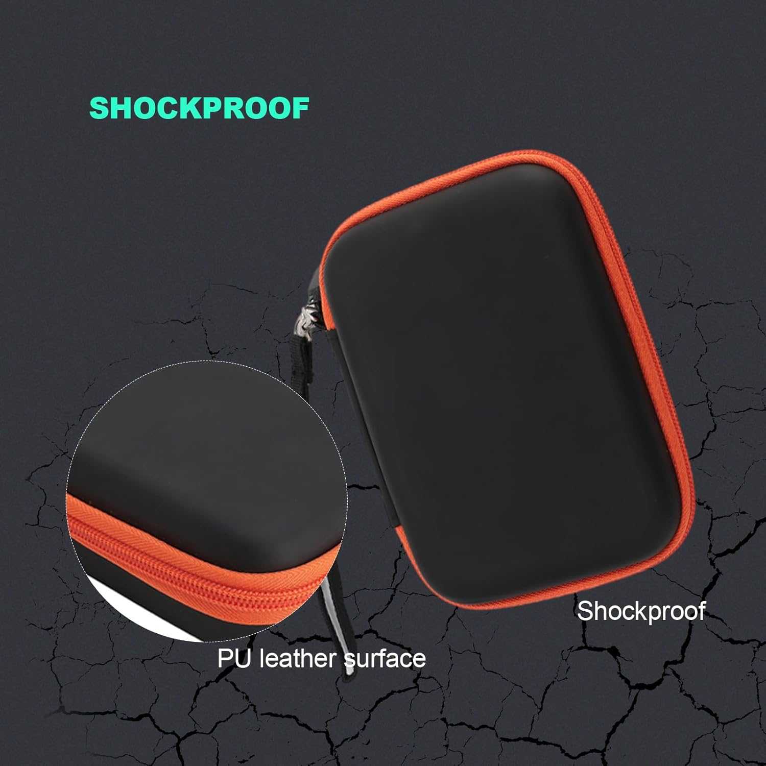 Game Console Case for R36S, R40S PRO, Miyoo Mini Plus, RG35XXSP, RG353V, RG35XX, Hard Shell Portable Carrying Case image number 5