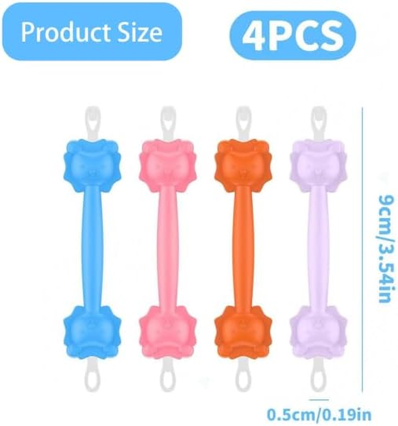 Fokmuaex 4PCS Baby Nasal & Ear Cleaner Set - Safe Booger Remover Tool for Newborns, Infants & Toddlers, Dual-Ended Earwax and Snot Removal Gadget image number 3