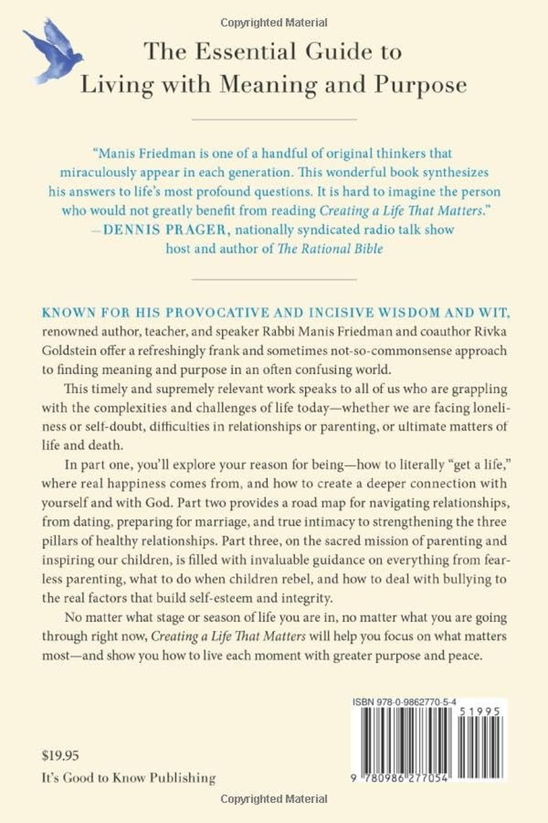 Creating a Life That Matters: How to Live and Love with Meaning and Purpose - Paperback image number 1