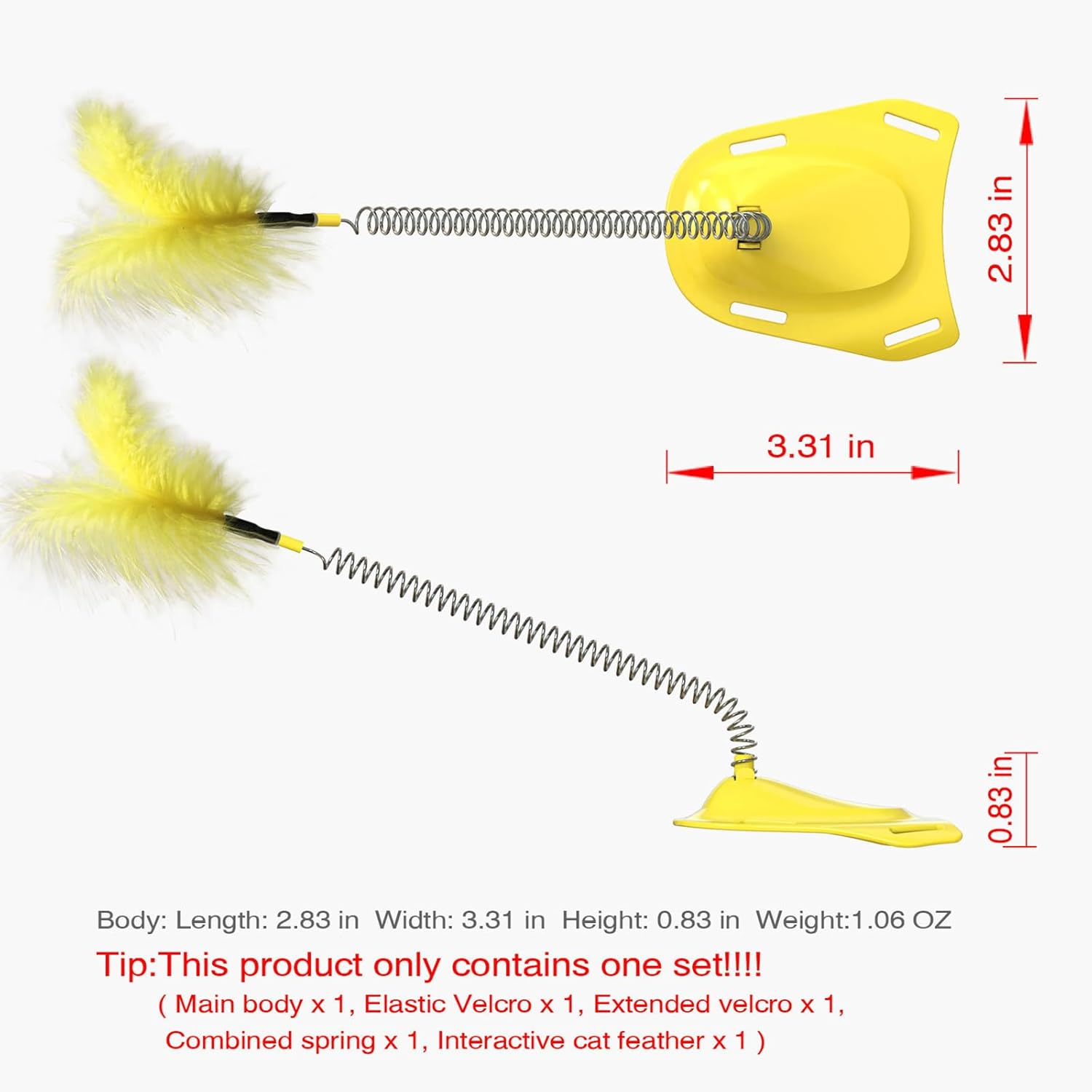 Cat Feather Collar Toys, Interactive Cat Toys for Indoor Cats Teasing Wand Collar Funny Cat Toy,Suitable for Old Kittens and Kittens to Exercise/441 image number 6