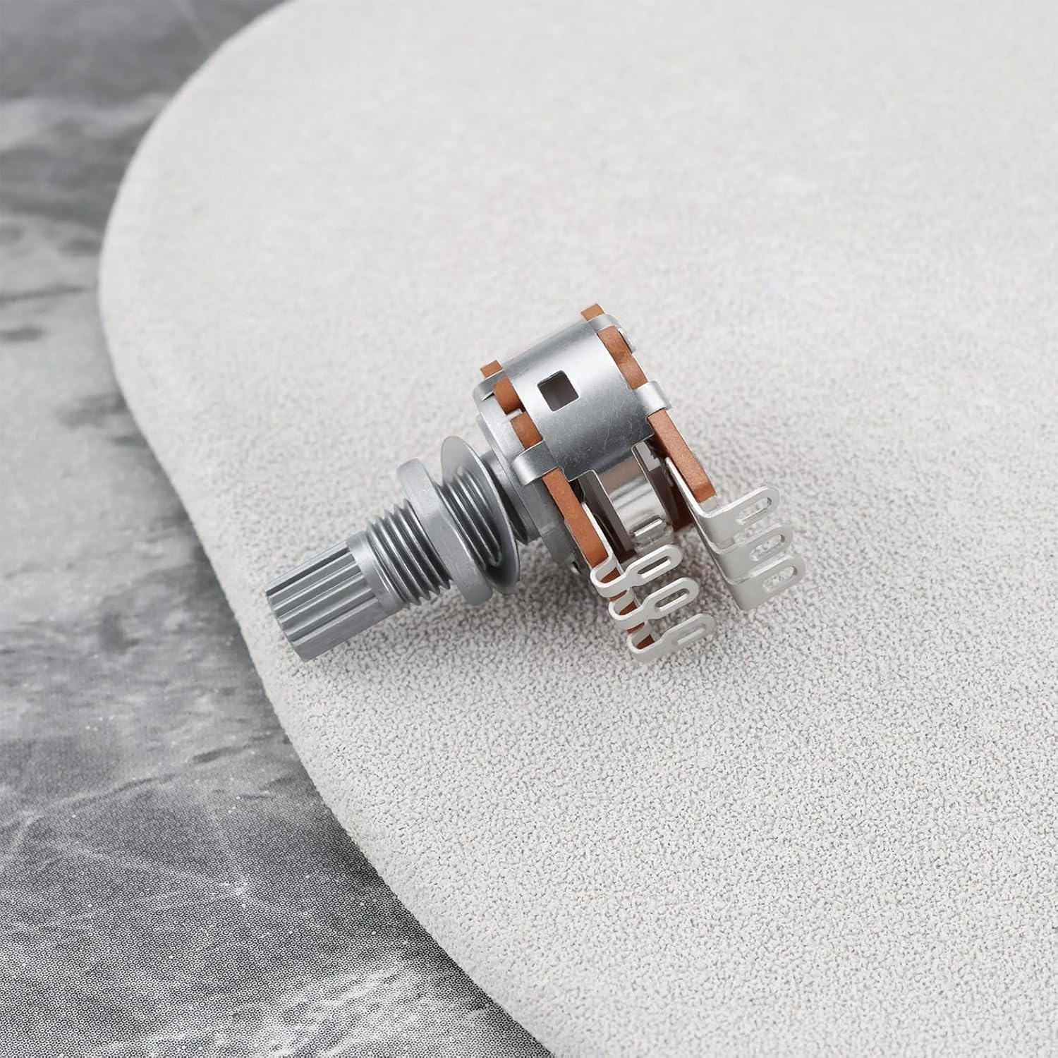 Ecsing 4Pcs Pitch Double Layer Knob Potentiometer MN500K Linear Cone Shaft Potentiometer Suitable for Guitar Bass Volume Control image number 6