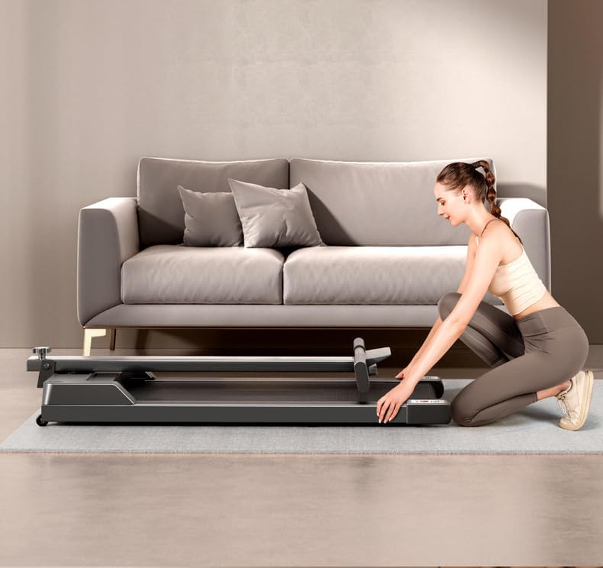 JHD 3 in 1 Walking Pad Treadmill APP Control under Desk Electric Treadmill for Home Compact Portable Walking Jogging Running Machine with Shock Absorption Non-Slip LED Display Low Noise image number 2