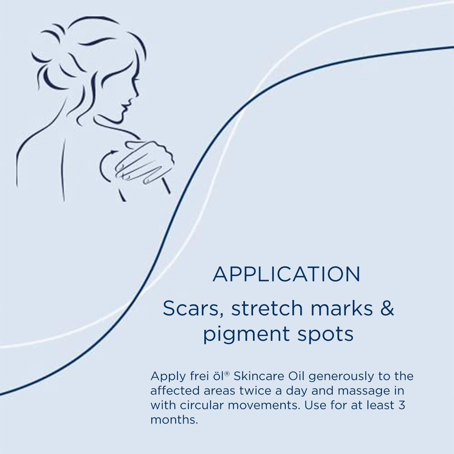 Frei &Ouml;l Care Oil, Skin Care Specialist against Scars, Stretch Marks and Pigment Spots, Body Oil, Microbiome Friendly and Vegan, 125 Ml image number 2