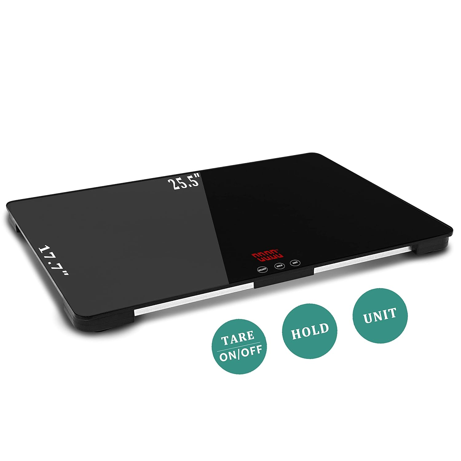 Multifunctional Pet Weight Scale for Large Dogs, Temp-Glass Big Dog Scale Hold 220Lbs Animals with a Mat, &plusmn;10 Grams Accuracy, for Home and Vet Clinic Use image number 1