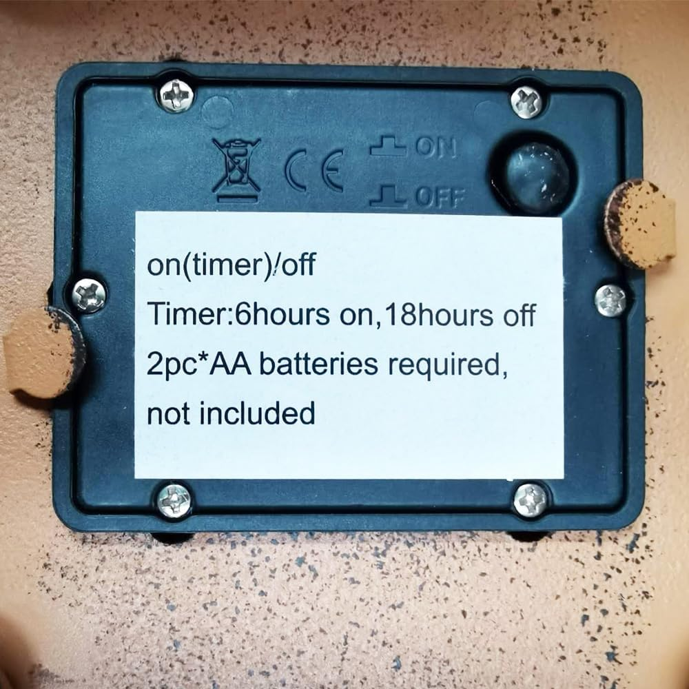 Metal LED Flowerpot Holder Pot Stand Birds Feeder Rustic Garden Porch Pathway Lamp Home Decor LED Light with Timer Function Leaves Pattern