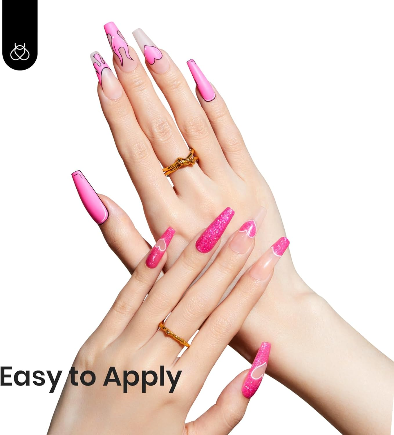 Beetles Gel Nail Polish Electric Pink Color Hot Pink Nails Soak off UV LED Nail Lamp Gel Polish Girls -SIZE: .5 Fl.Oz/Each 15 Ml/Each image number 2