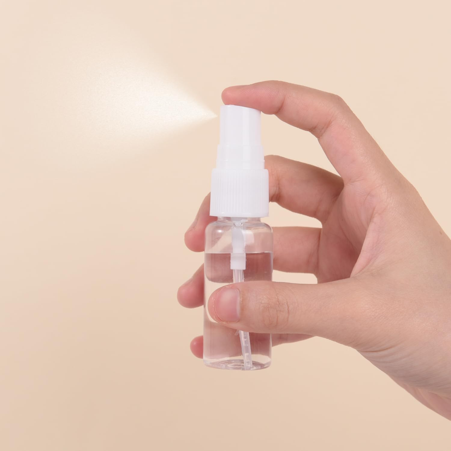 Luxiremi 4 X 20 Ml Refillable Spray Bottles, Reusable Travel Fine Mist Spray Bottles for Hair, Cleaning, Aromatherapy and Essential Oil image number 2