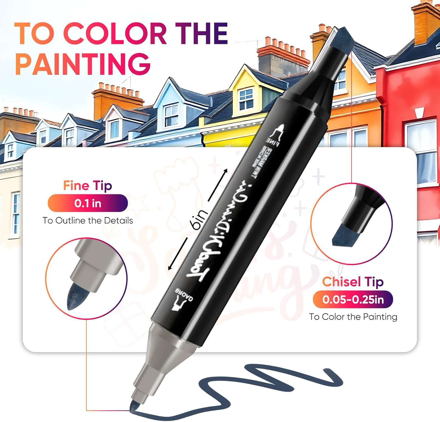 XIULIUU 168 Colors Alcohol Markers Set, Art Markers for Kids Adults Artists Coloring Painting Sketching, Alcohol Dual Tip Drawing Marker Set Perfect for Boys Girls Students Gift (168) image number 1