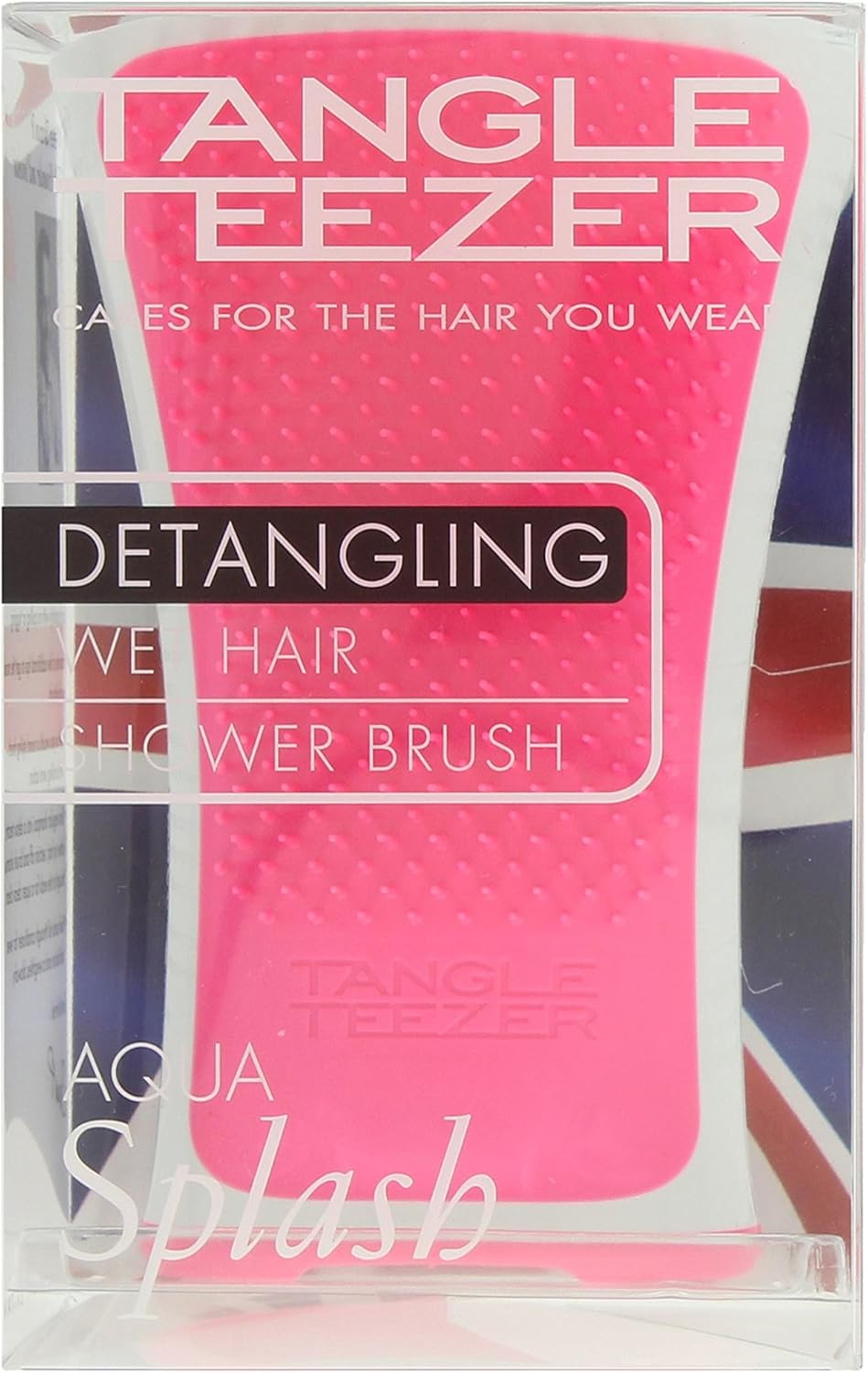 Tangle Teezer Aqua Splash Detangle Hairbrush, Flamingo Pink