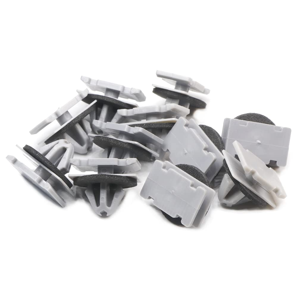 Lantee 50 Pcs Rocker Moulding Clips with Sealer Fit for GM 11571175, Fit for Chrysler 68172491AA image number 2