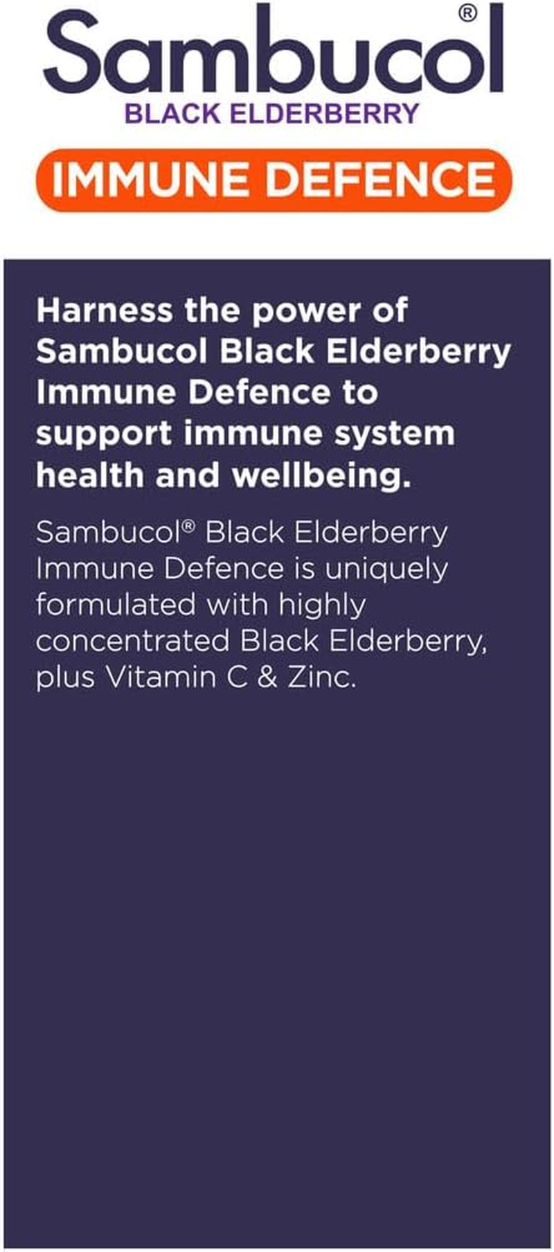 Sambucolbucol Black Elderberry Immune Defence Oral Liquid 250 Ml image number 3
