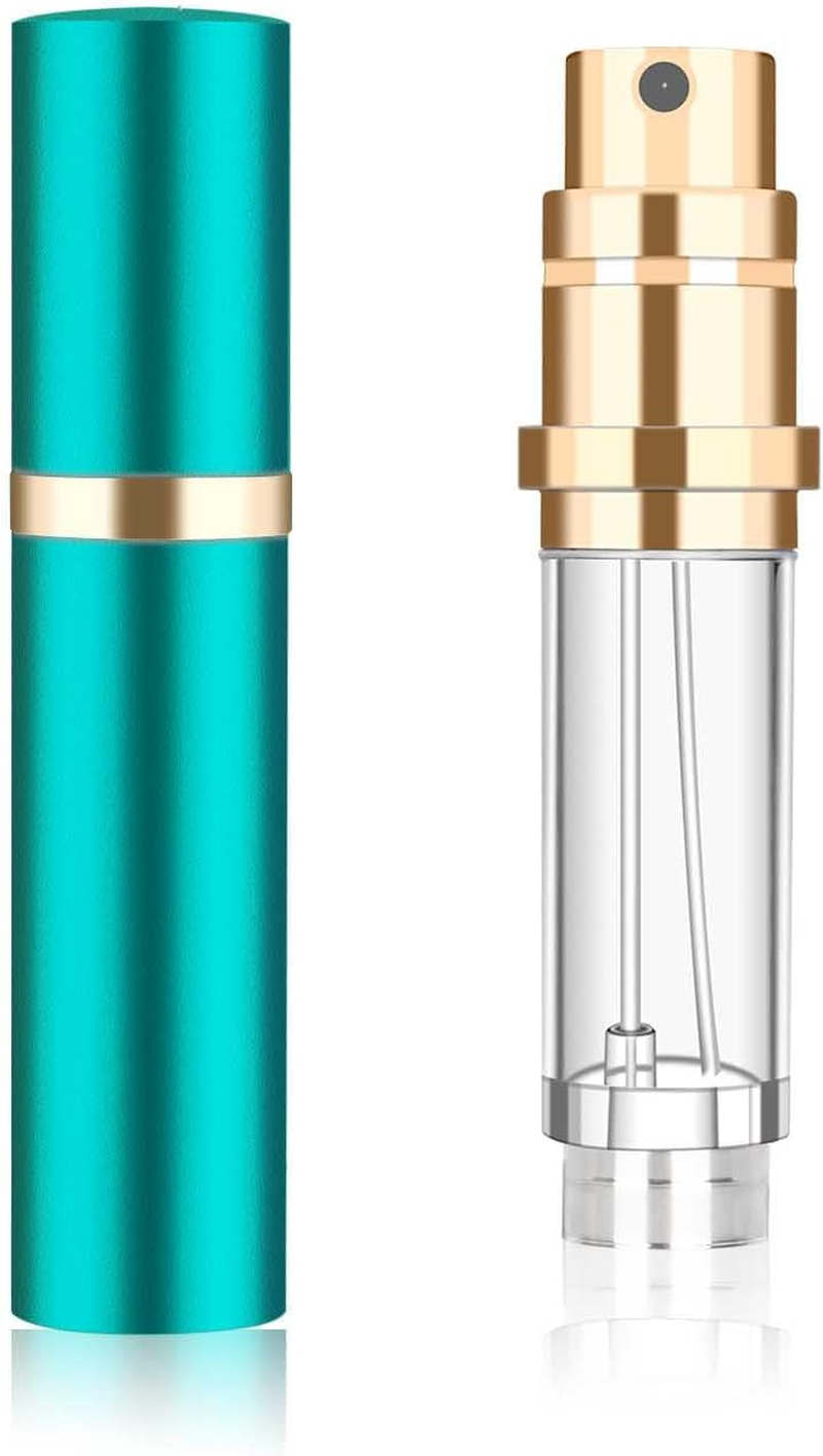 5Ml Perfume Atomiser - Refillable Travel Perfume Spray Bottles &ndash; Leakproof Aluminum Atomizer for Fragrance,Silver