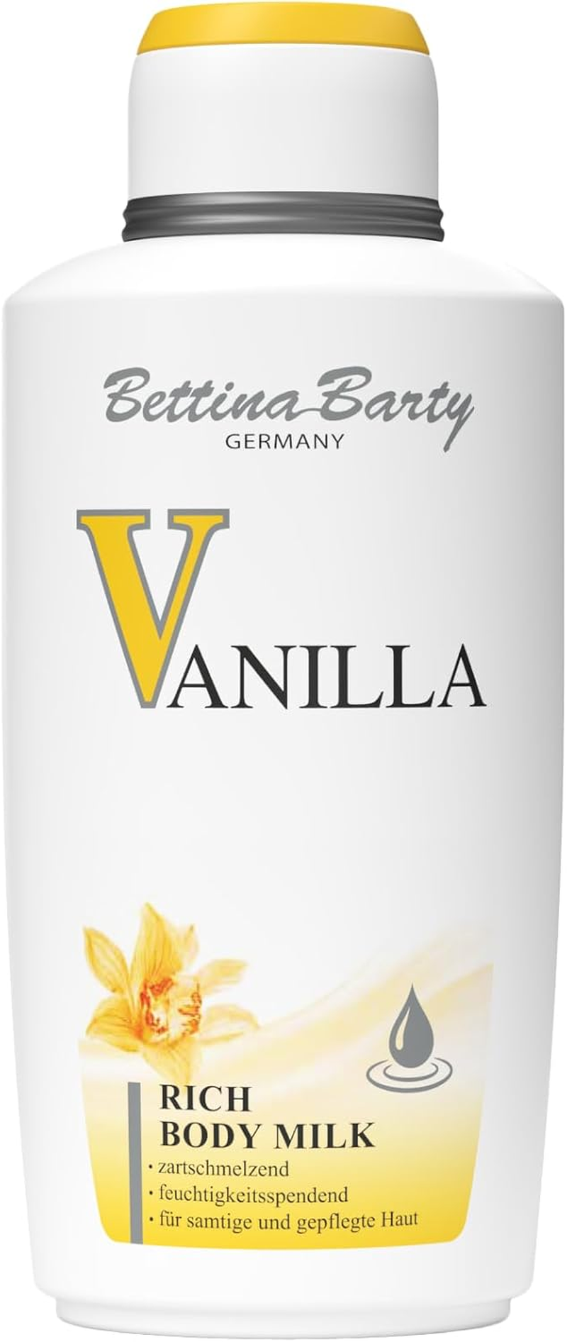 Bettina Barty Vanilla Rich Body Milk 500 Ml Moisturising Noticeably Smooth, Smooth Skin Feeling Distinctive Vanilla Fragrance 1 X 500 Ml image number 5
