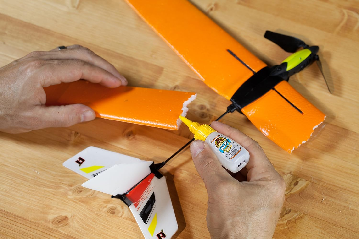 Gorilla Super Glue with Brush & Nozzle Applicator, 12 Gram, Clear image number 5