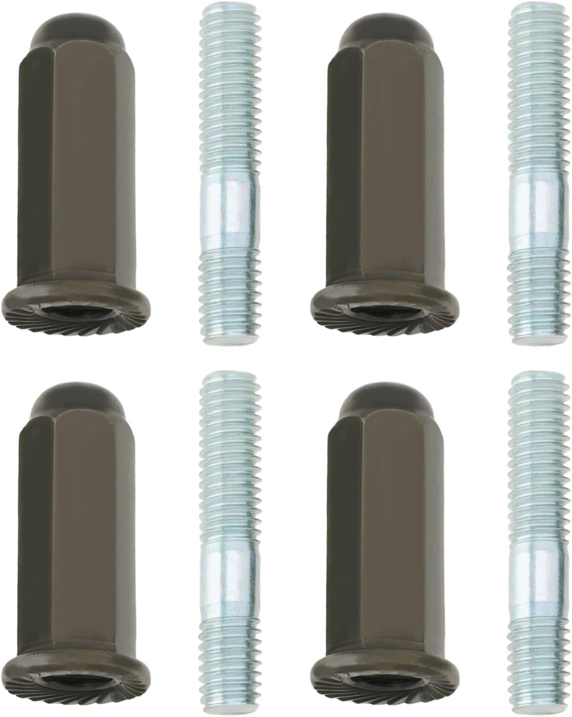 2 Set M6 Exhaust Pipe Stud Nut Bolt Set GY6 50Cc 110Cc 125Cc 140Cc 160Cc 200Cc for Pit Dirt Bike Quad ATV 4 Wheeler Dune Buggy Motors image number 1