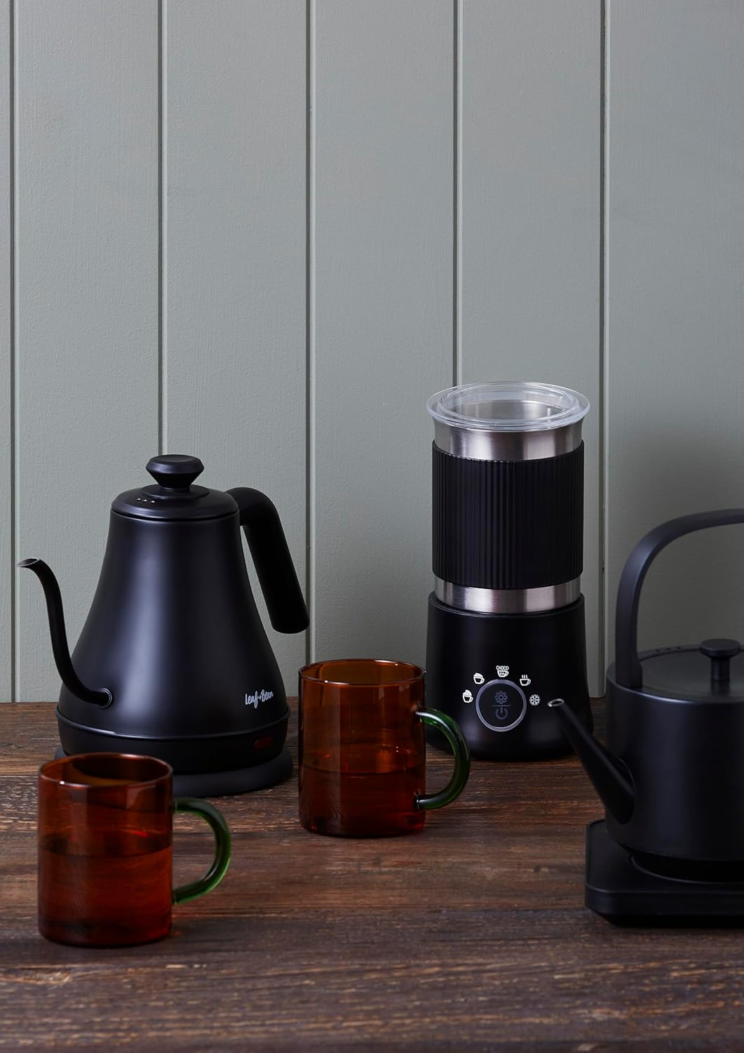 Leaf & Bean Electric Goose Neck Kettle Black, 800Ml, 28.5X18.5X20Cm - Controlled Pouring for Coffee Brewing and Tea Preparation image number 4