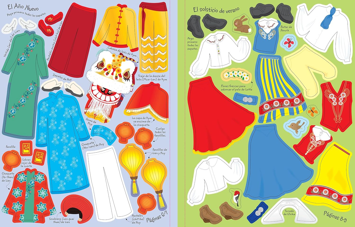 Sticker Dolly Dressing Costumes around the World: 1 image number 1