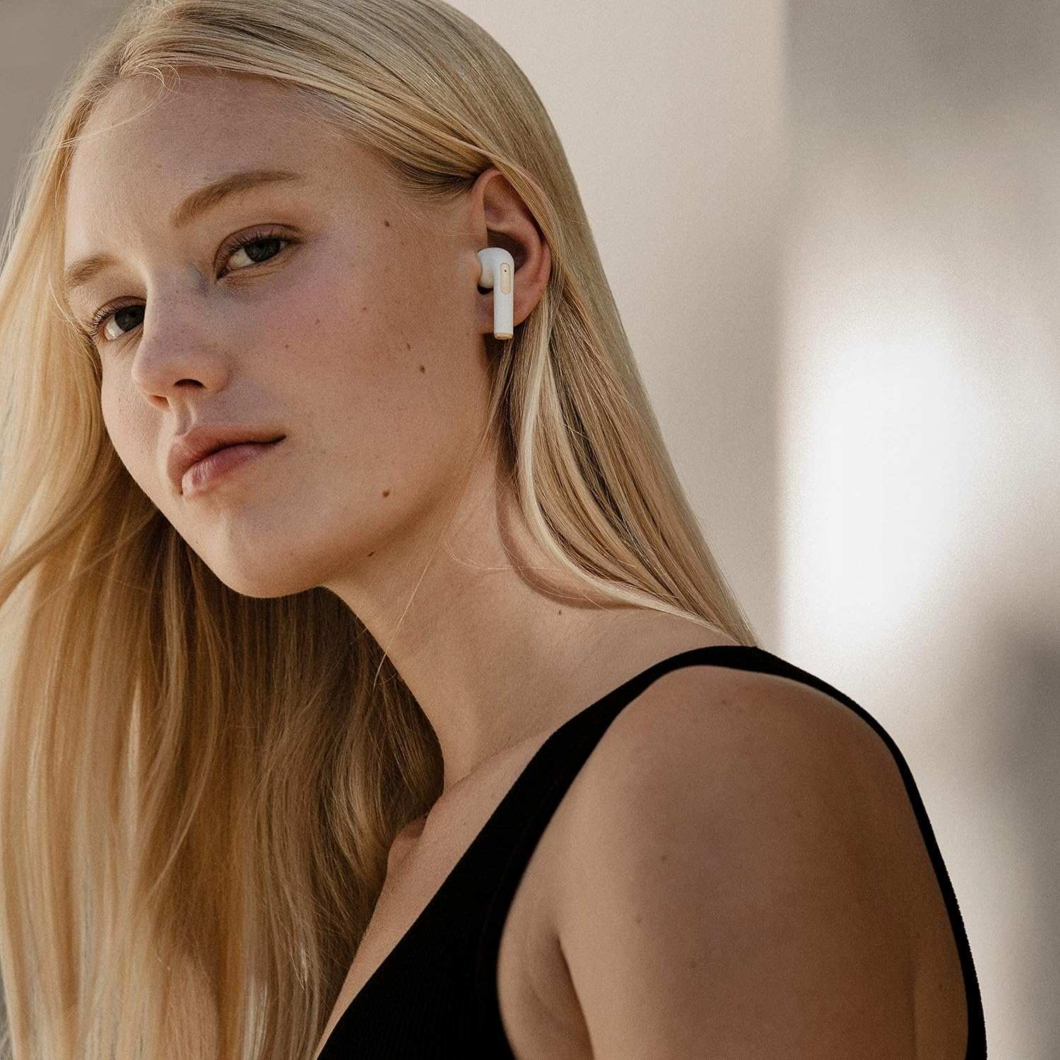 SUDIO N2 PRO (White) Wireless Earbuds, Bluetooth 5.3, Ios & Android, Active Noise Cancelling, ANC IPX4 Level, Waterproof Design, Scandinavian Design, Sdgs, Sustainable, Gift image number 5