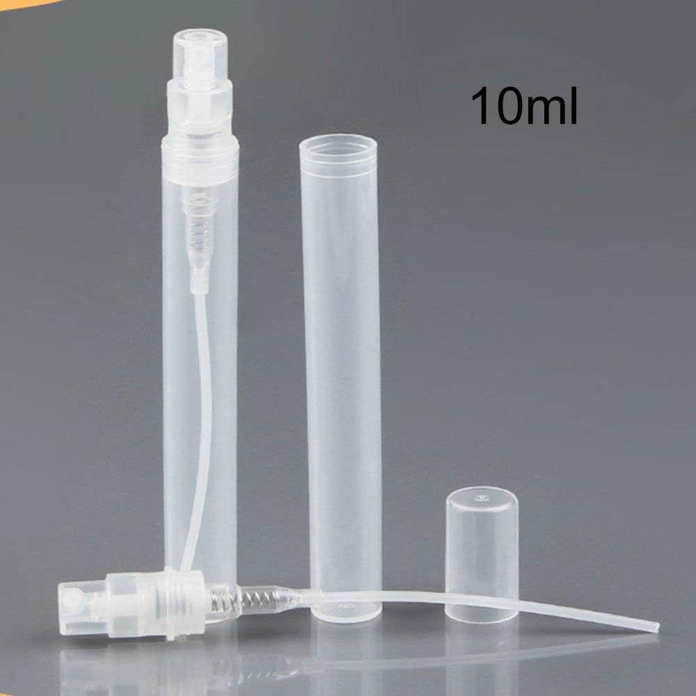 [10Pcs/Pack]Frosted Plastic Tube Empty Refillable Perfume Bottles Spray for Travel and Gift,Mini Portable Pen 10Ml X 6Pcs & 5Ml X 4Pcs (10Pcs/Pack,10Ml X 10Pcs) - 10Ml*6Pcs,5Ml*4Pcs image number 2