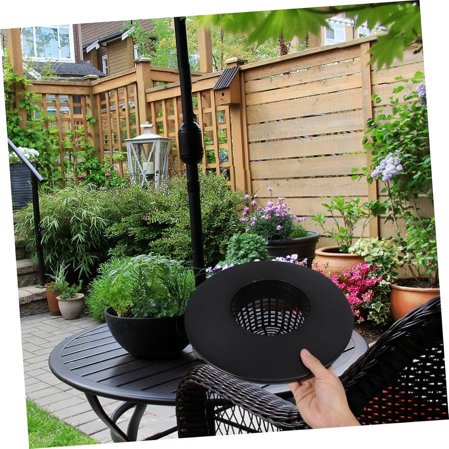 ROMISBABA Thick Mesh Hydroponic Net Pot Breathable Plastic Planting Basket for Vegetables Flowers and Orchids for Indoor and Outdoor Gardening Enhanced Root Aeration and Drainage image number 5