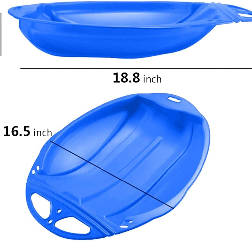 Aternee Snow Sled Sledge Skiing Toboggan Board Outdoor Luge Sports Game Kids