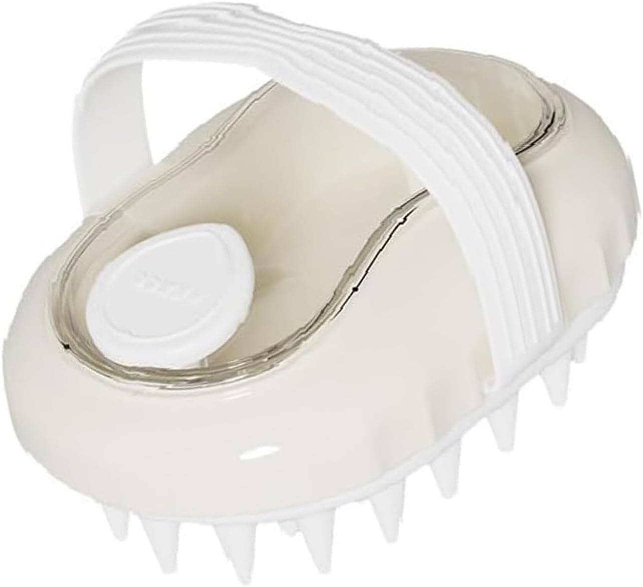 Fokmuaex Scalp Massager Brush with Soft Silicone Bristles, Hair Growth Scalp Scrubber for Exfoliation & Stress Relief, Shampoo Brush for Wet/Dry Hair & Head Massage (Yellow)