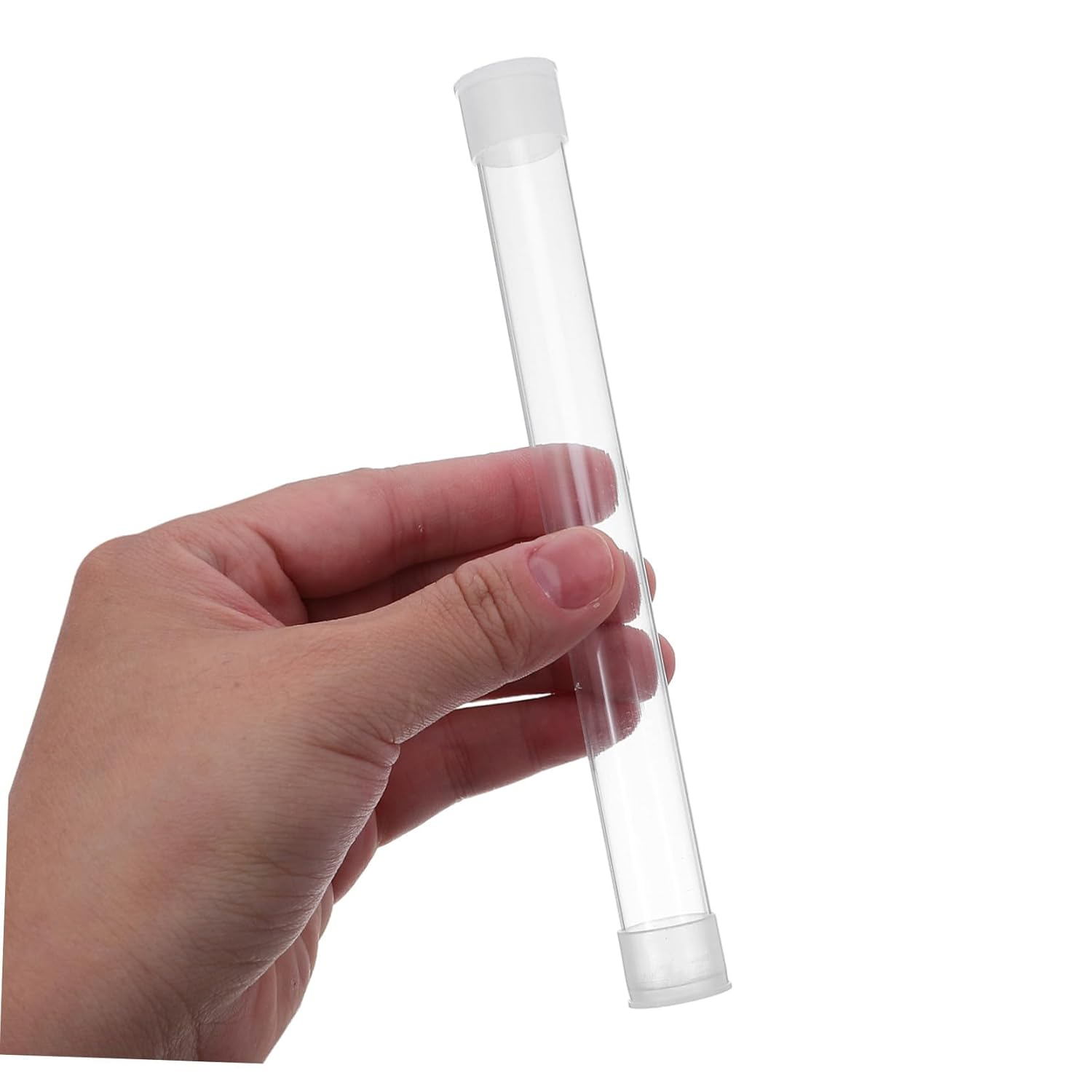 Healifty 10Pcs Thermometer Protective Case Plastic Tube Dustproof Portable Storage Container for Home Clinic Travel Safety Organizer image number 5