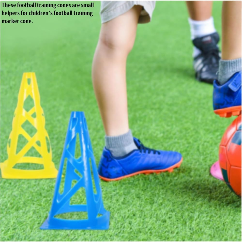 Goxfaca Training Cones Soccer Training Equipment Practice Cones Soccer Training Tool Soccer Party Favors Er Skating Markers Skates Small Cones Windproof Skating Marker Cone Pp image number 2